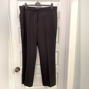 Kasper fully lined black zip fly classic trouser pant